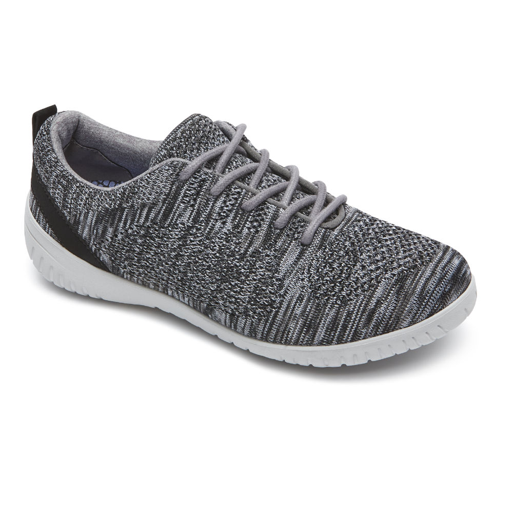 Rockport Sneakers Dam Grå - Raelyn Knit Tie - VZBWG0781